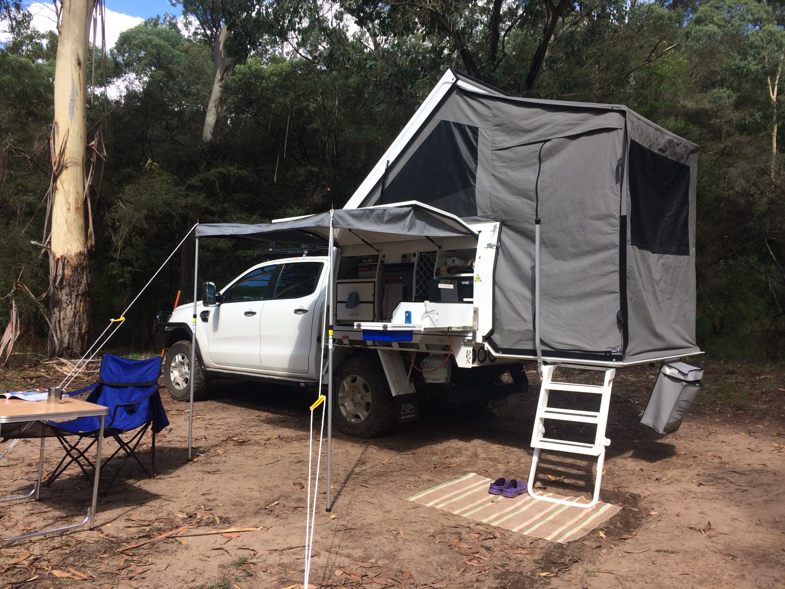 Dual Cab Tailgate Camper