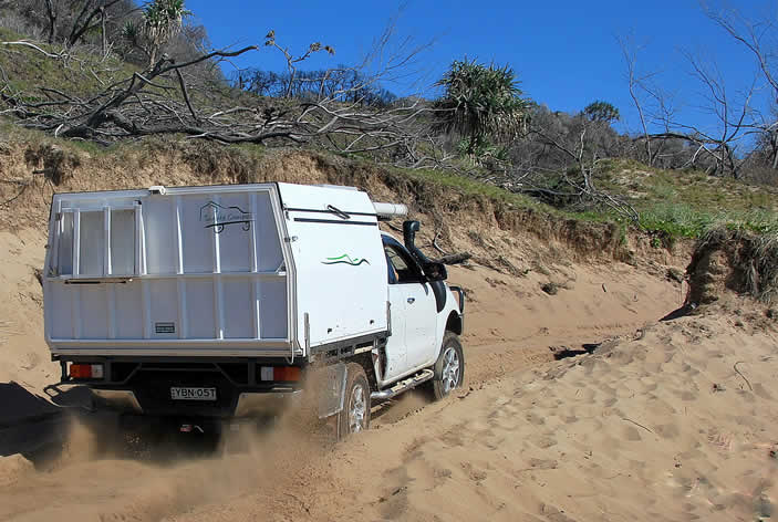 Single Cab Slide-on Camper Trailer